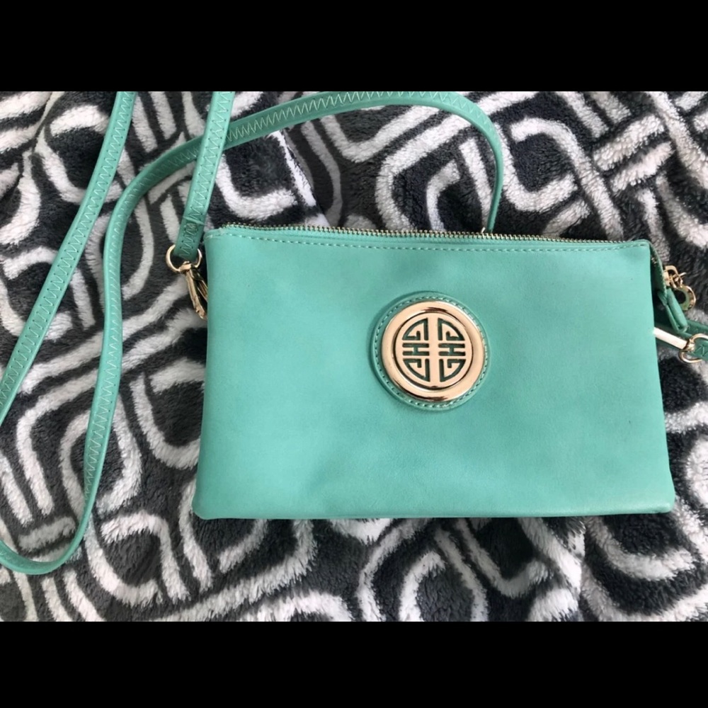 Teal crossbody bag!
